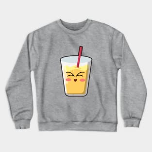 kawaii Cute Lemon fruit juice drink Crewneck Sweatshirt
